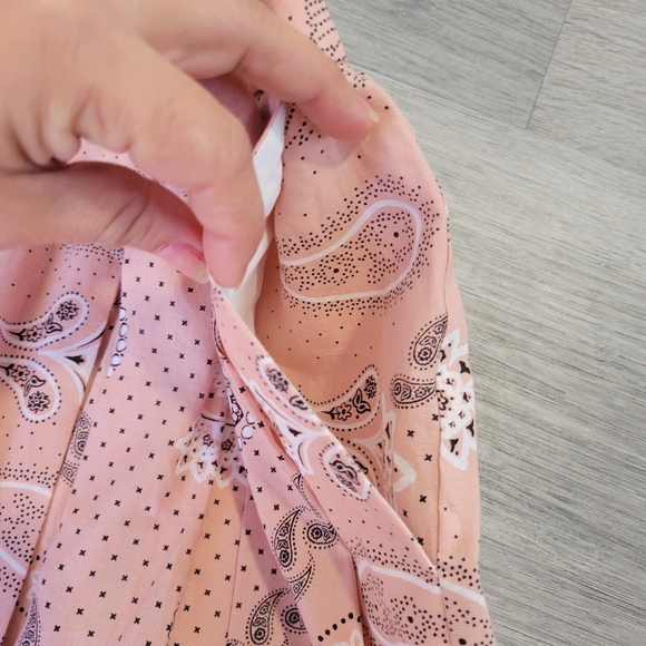 Sandro Paris Pleated bandana print short - Picture 8 of 12